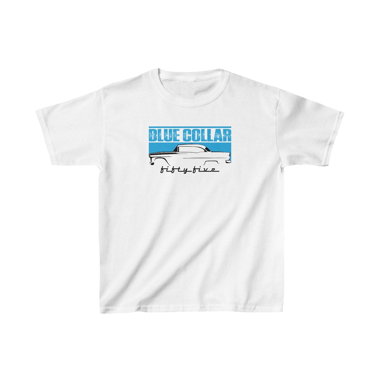 Blue Collar Fifty Five Kids Tee