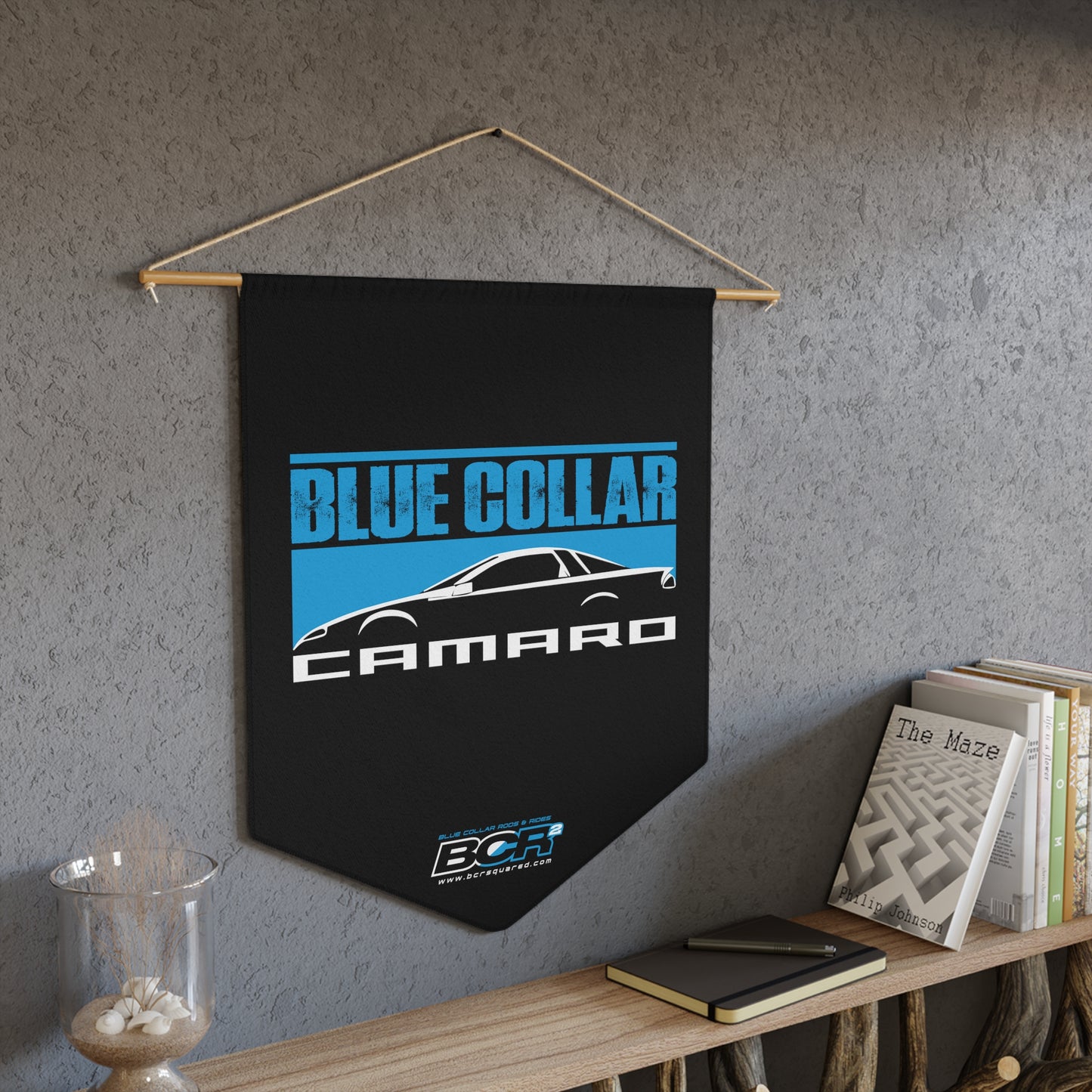 Blue Collar 4th Gen Camaro Pennant Banner