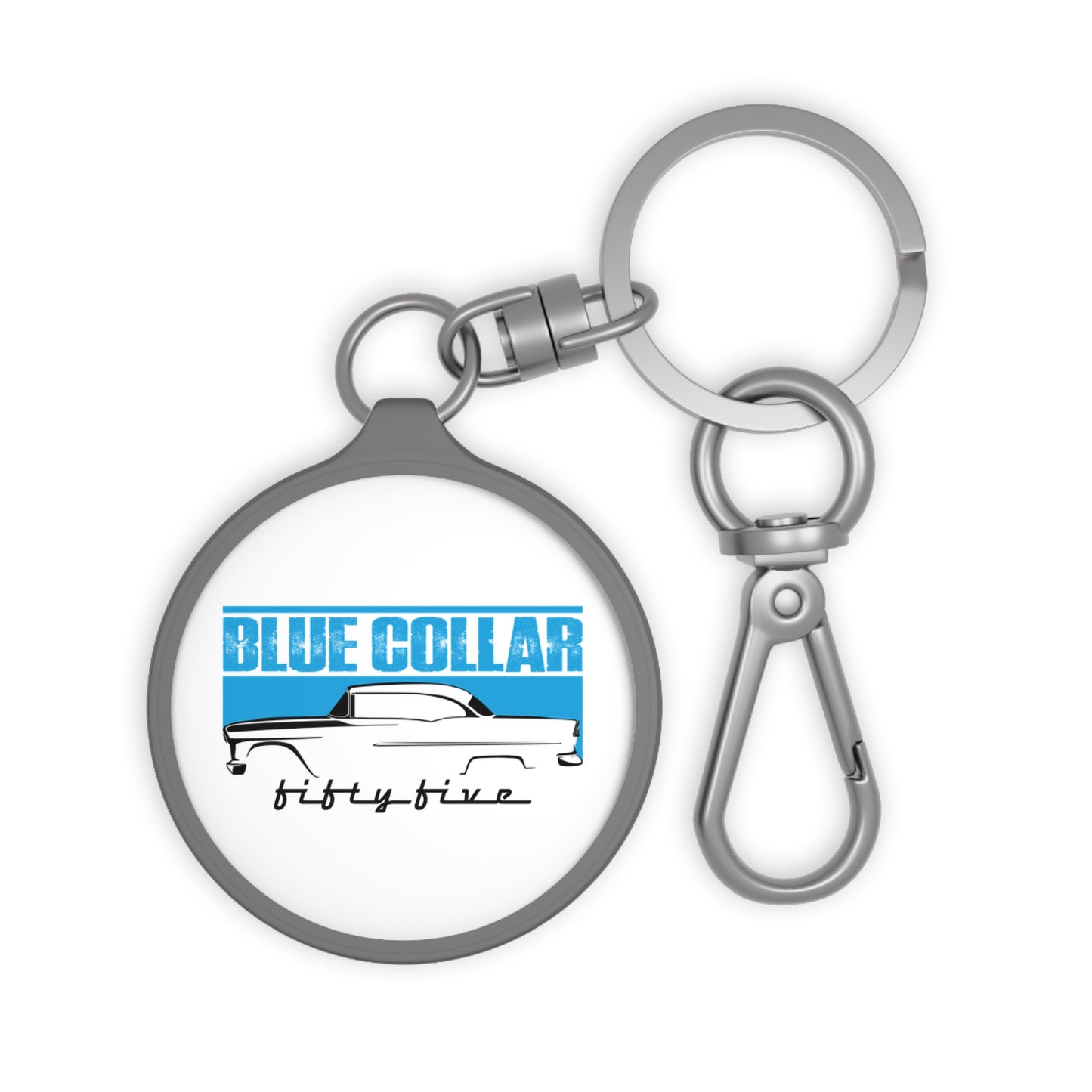 Blue Collar Fifty-Five Keychain