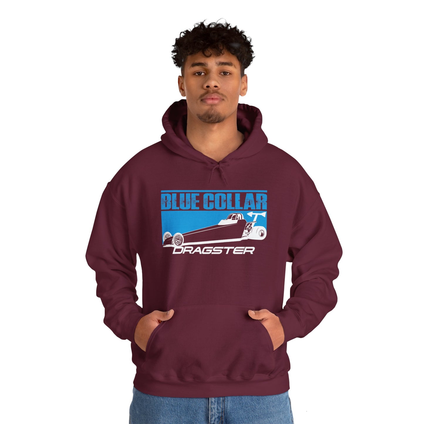 Blue Collar Dragster Hoodie