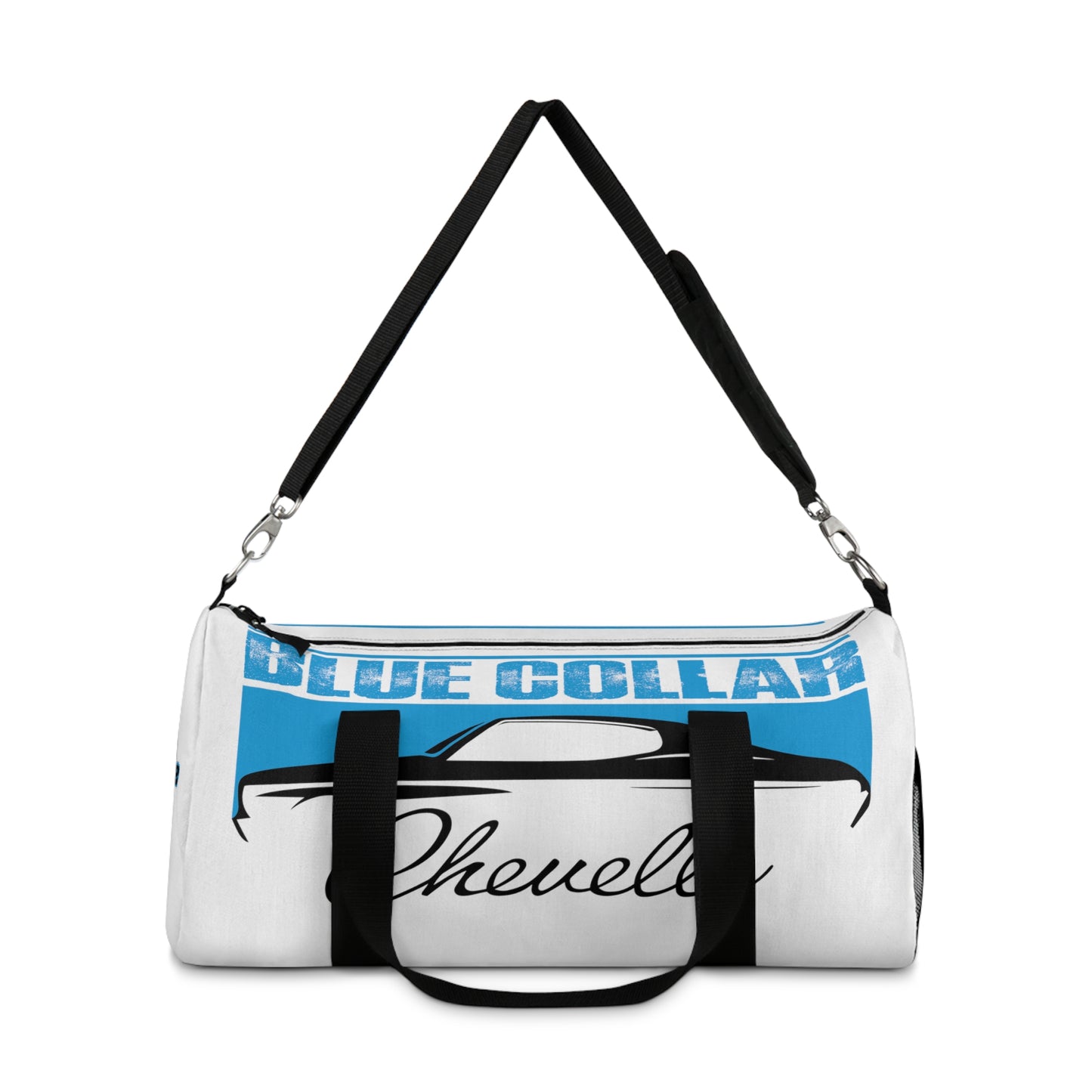 Blue Collar Chevelle White Duffel Bag