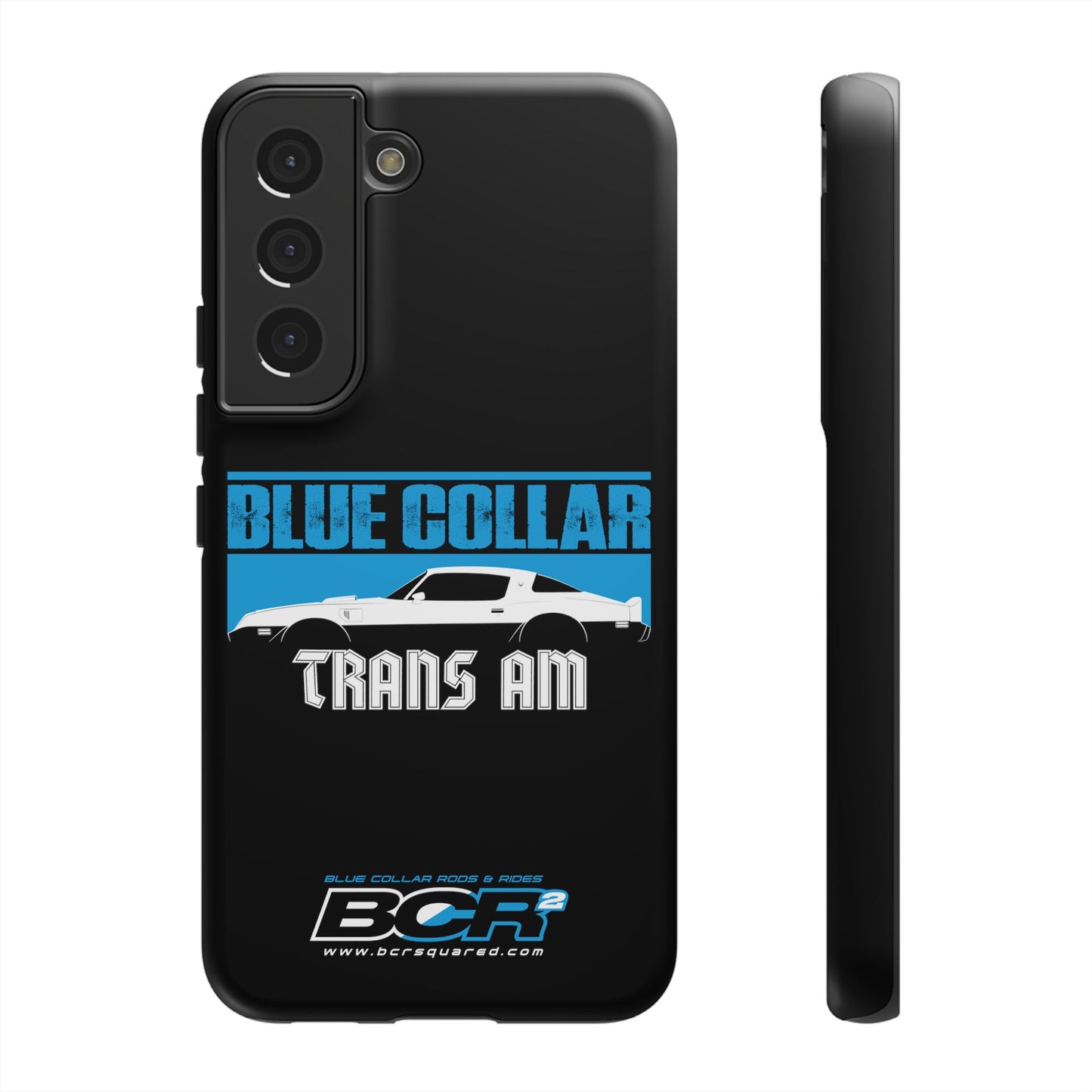 Blue Collar Black Phone Case