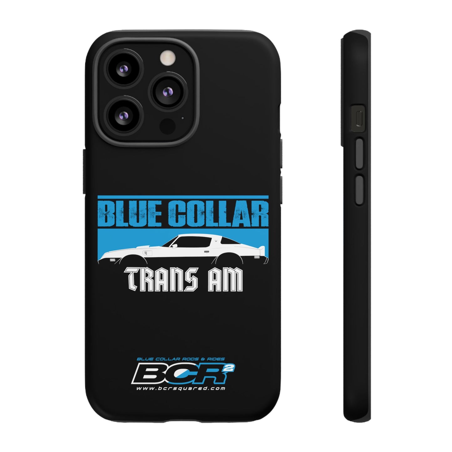 Blue Collar Black Phone Case