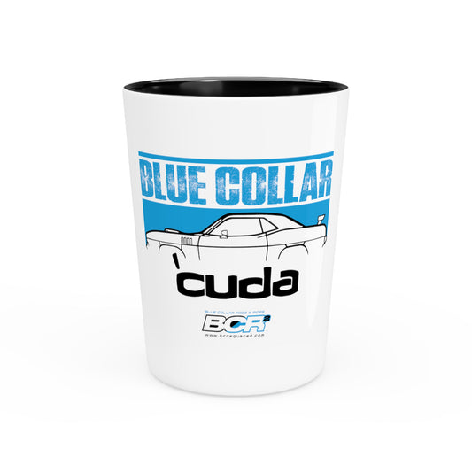 Blue Collar 'Cuda Shot Glass