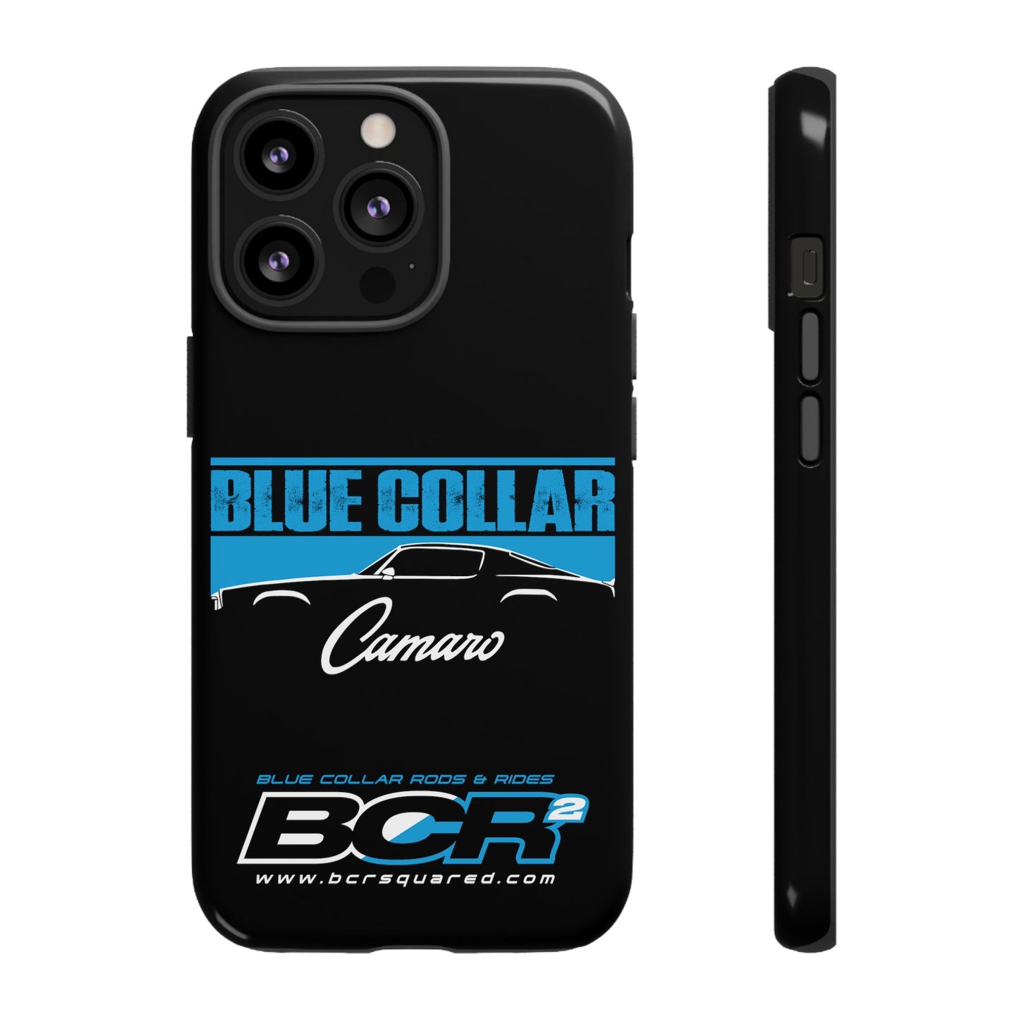 Blue Collar 2nd Gen Camaro Black Phone Cases