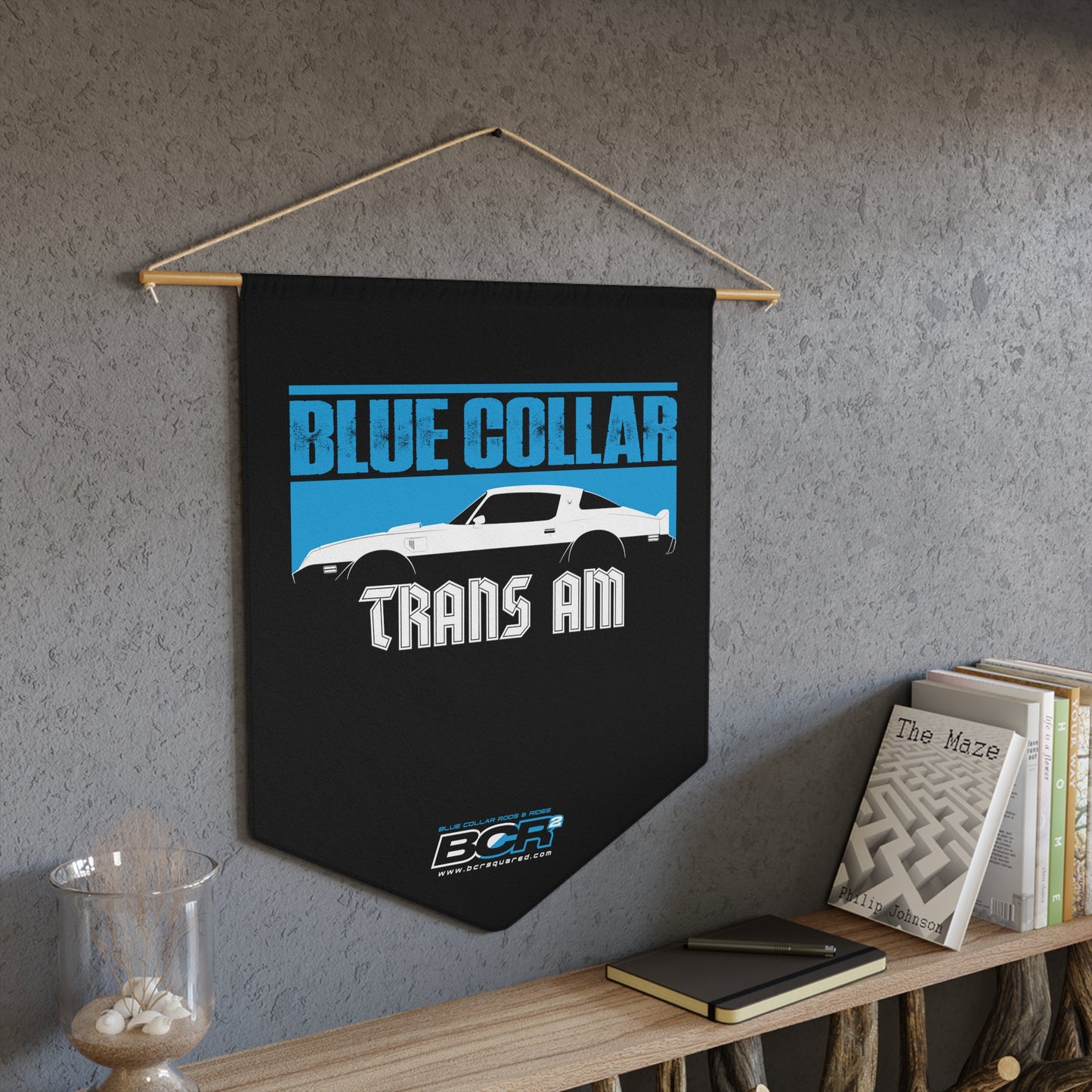 Blue Collar Trans Am Pennant Banner