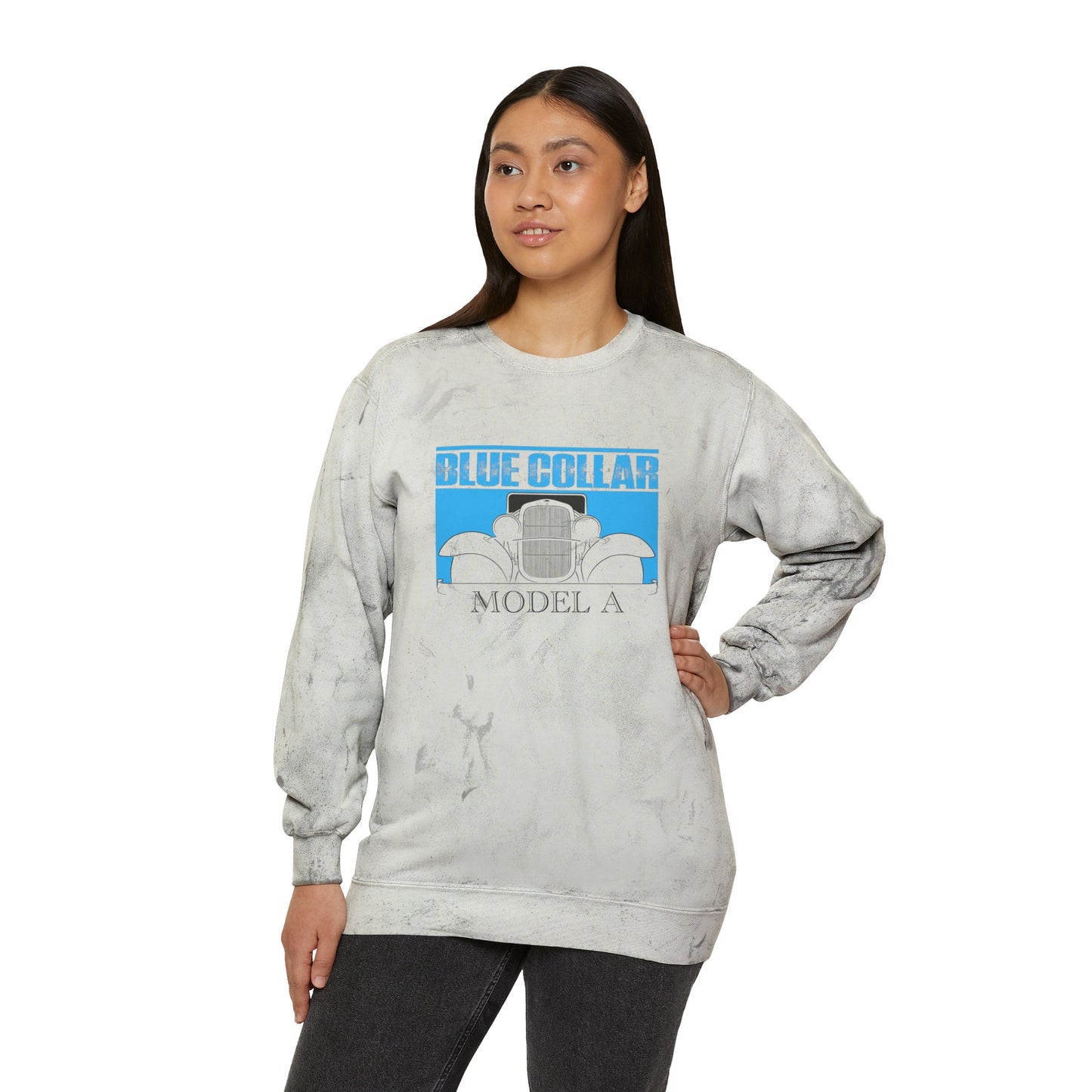 Blue Collar Model A Color Blast Sweatshirt