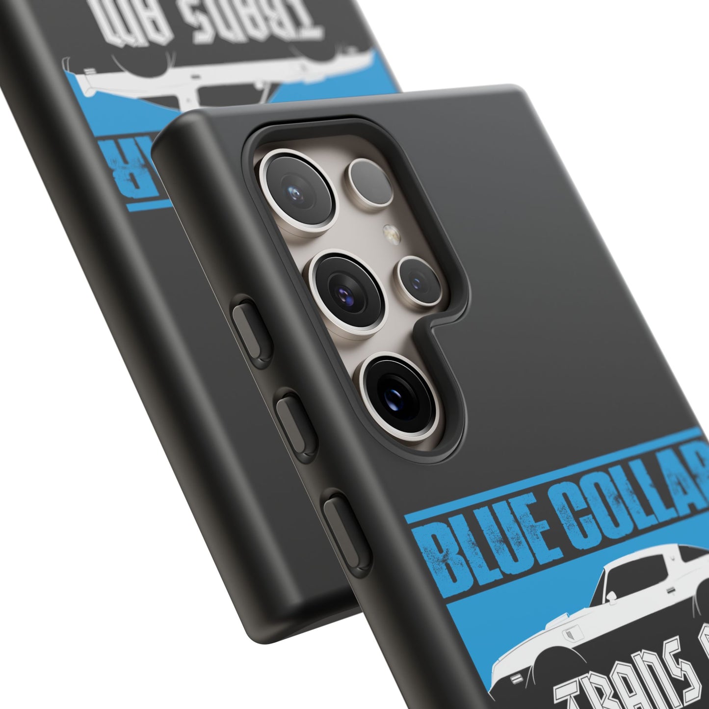 Blue Collar Black Phone Case