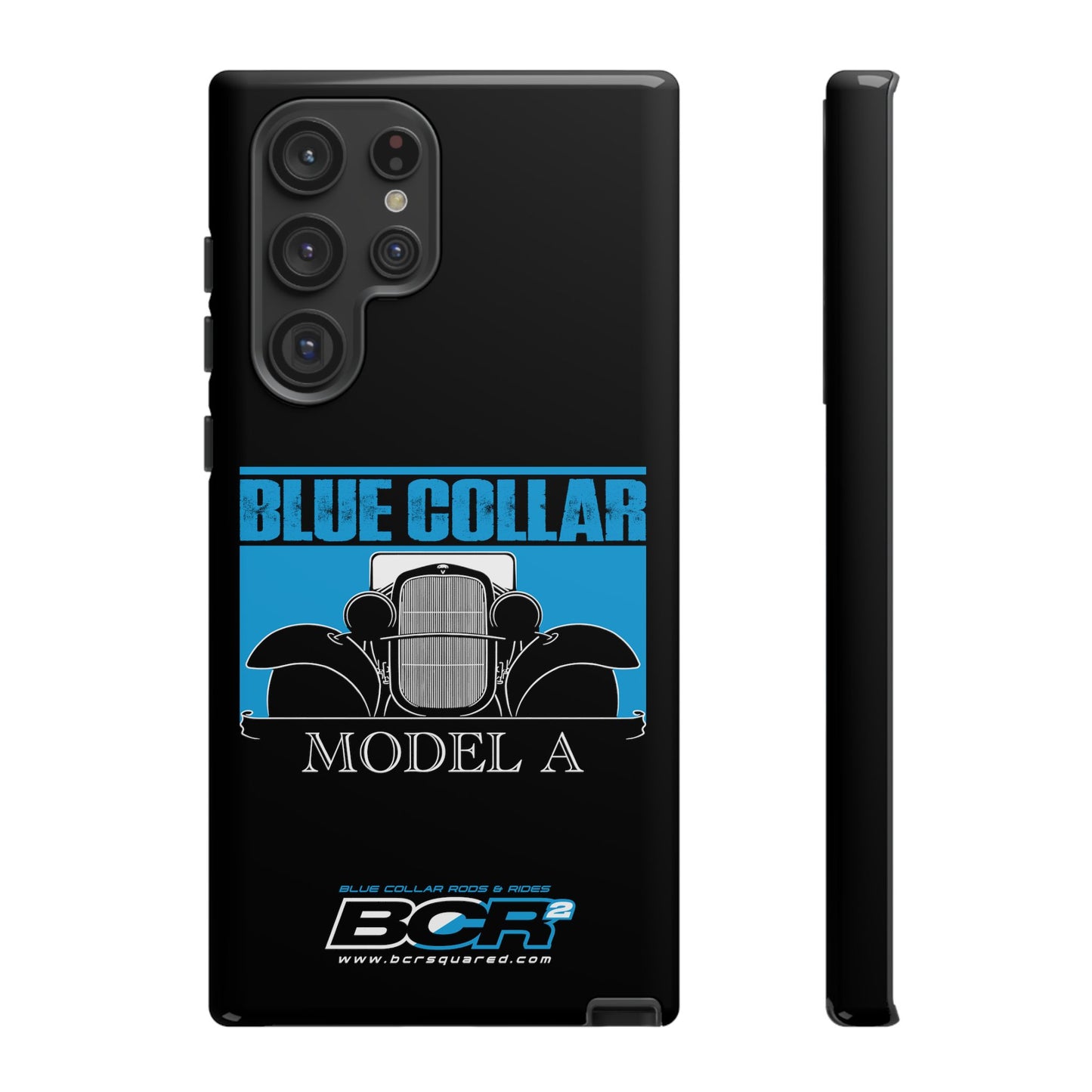 Blue Collar Model A Black Phone Case