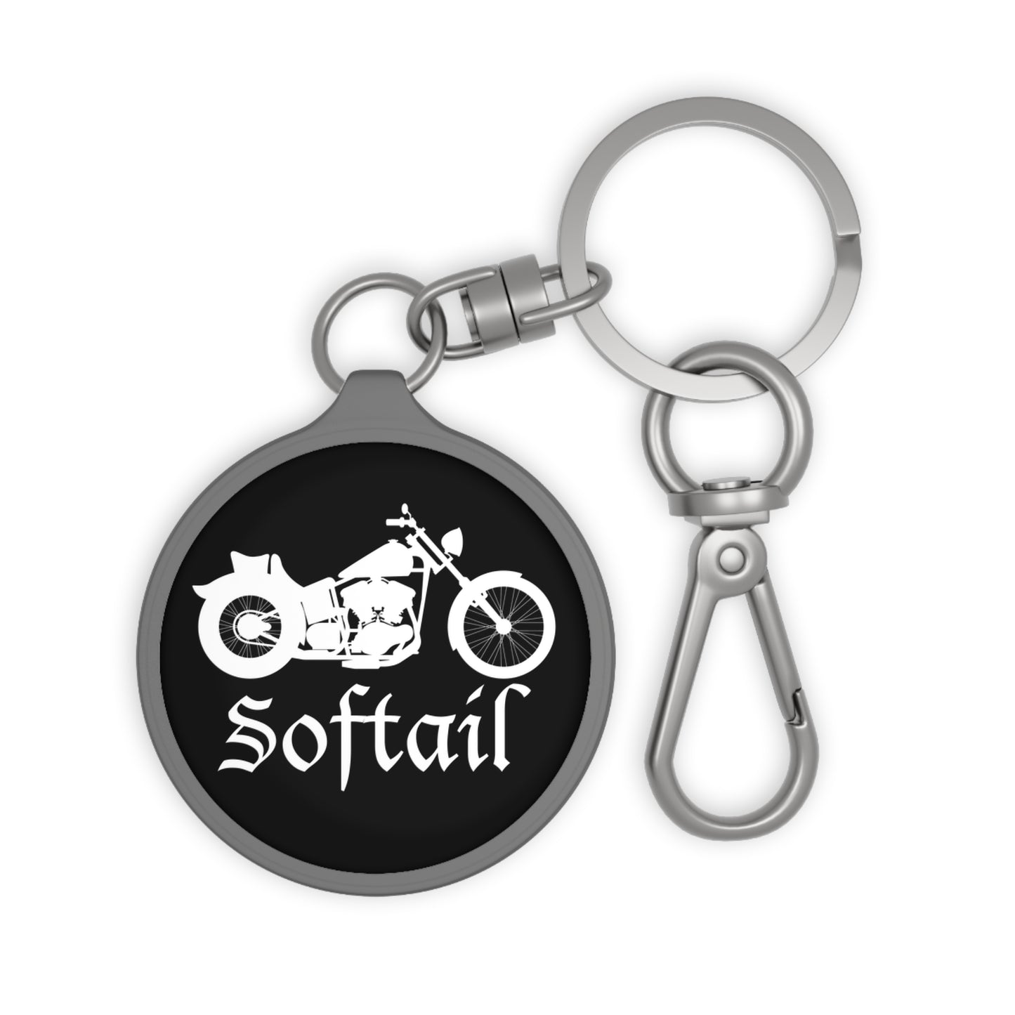 Softail Keychain Black