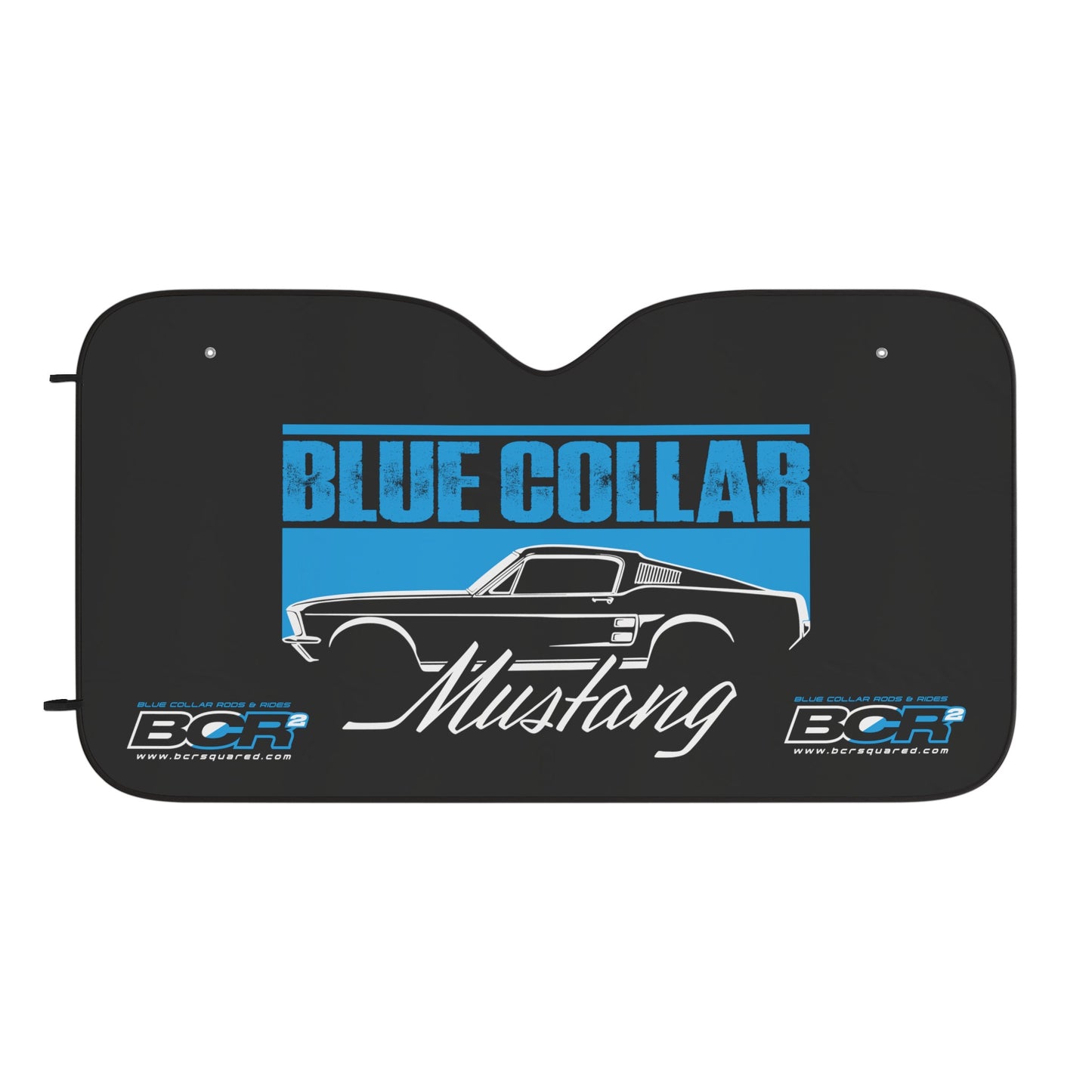 Blue Collar Mustang Sun Shade