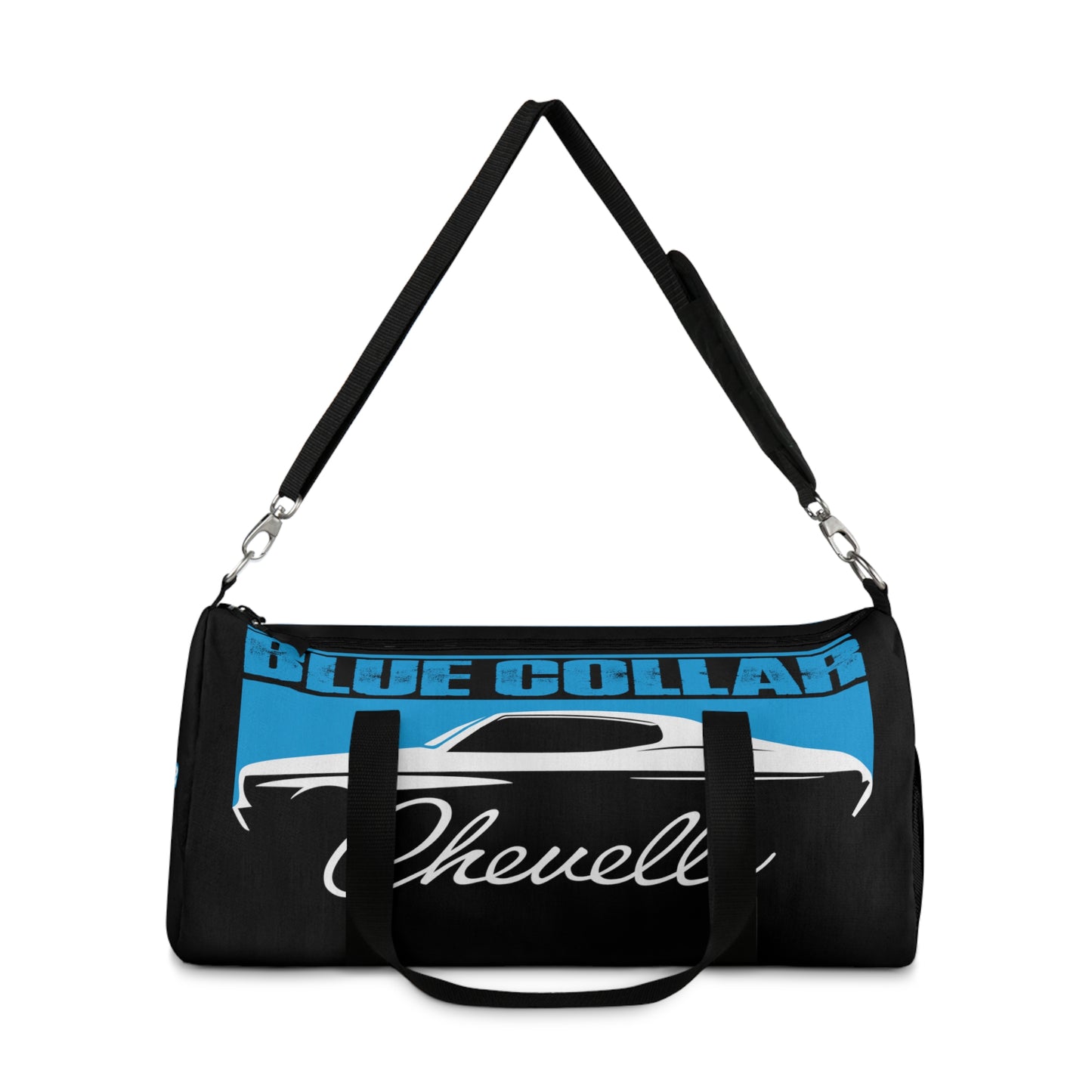 Blue Collar Chevelle Black Duffel Bag