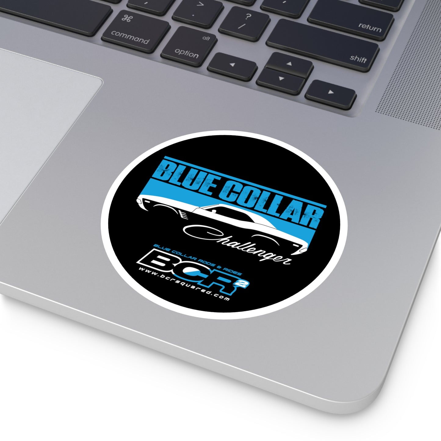 Blue Collar Challenger Sticker