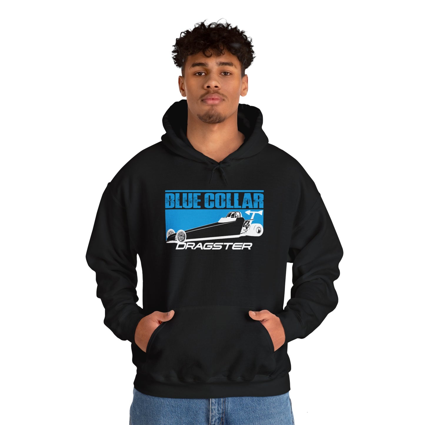 Blue Collar Dragster Hoodie