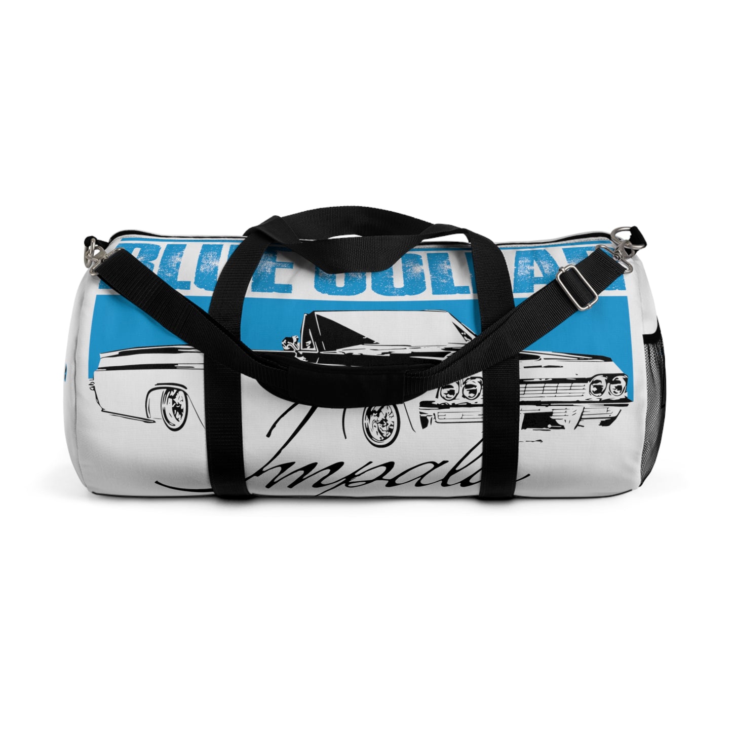 Blue Collar White Duffel Bag