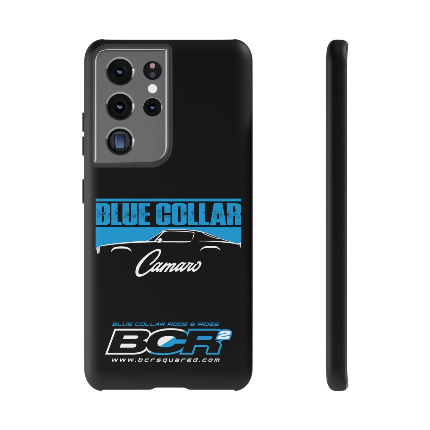 Blue Collar 2nd Gen Camaro Black Phone Cases