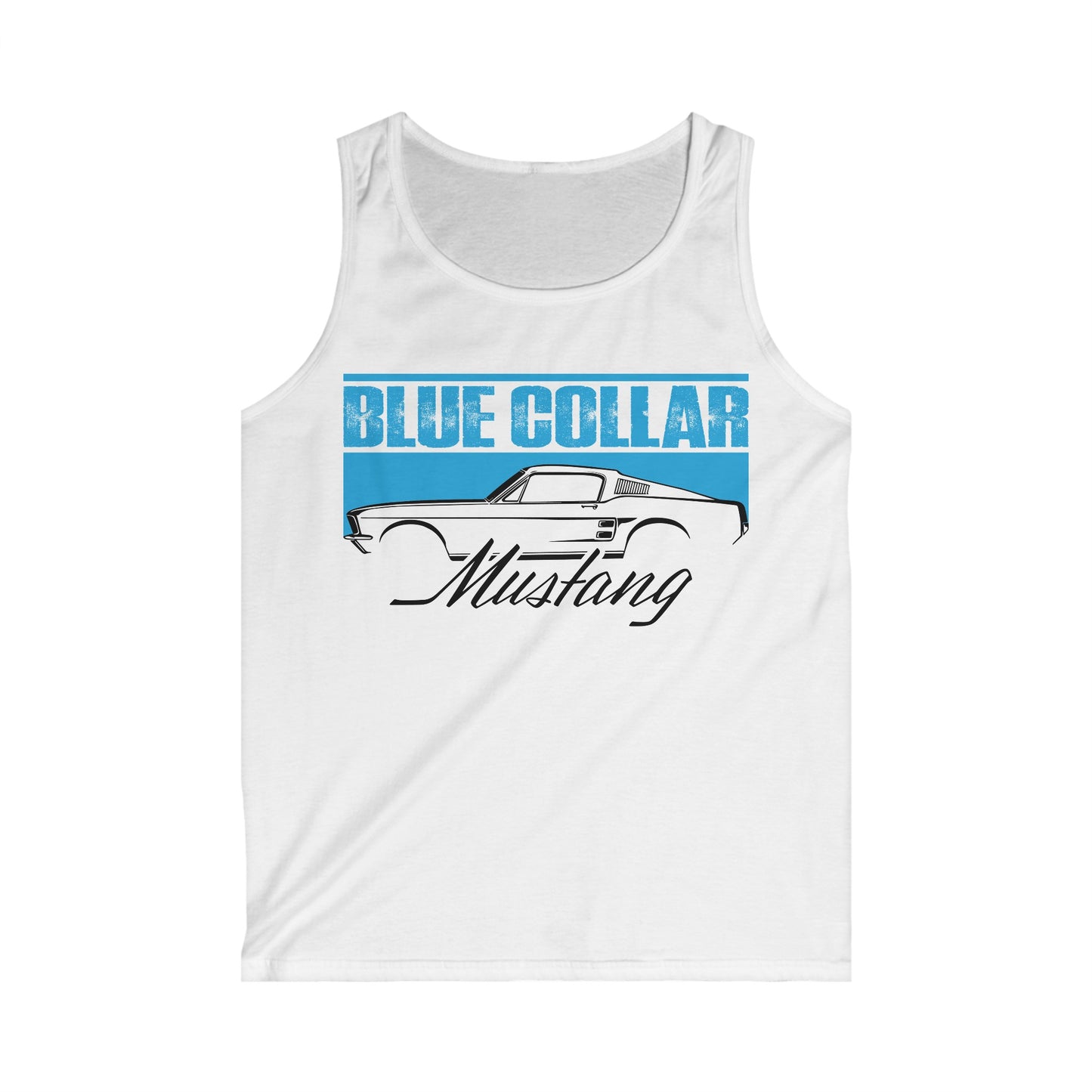 Blue Collar Mustang Men's Tank Top