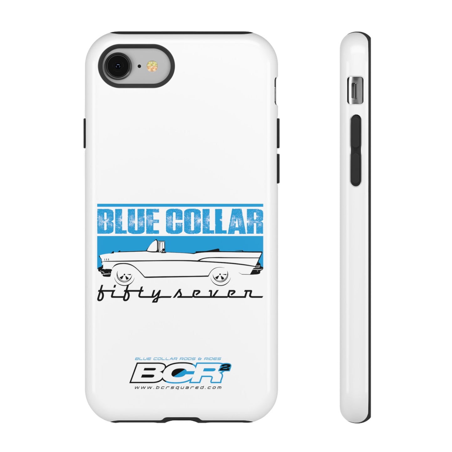 Blue Collar Fifty Seven White Phone Case