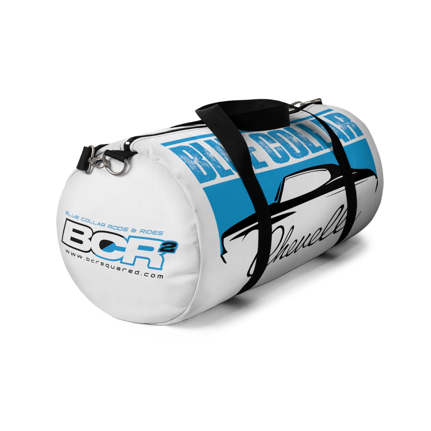 Blue Collar Chevelle White Duffel Bag