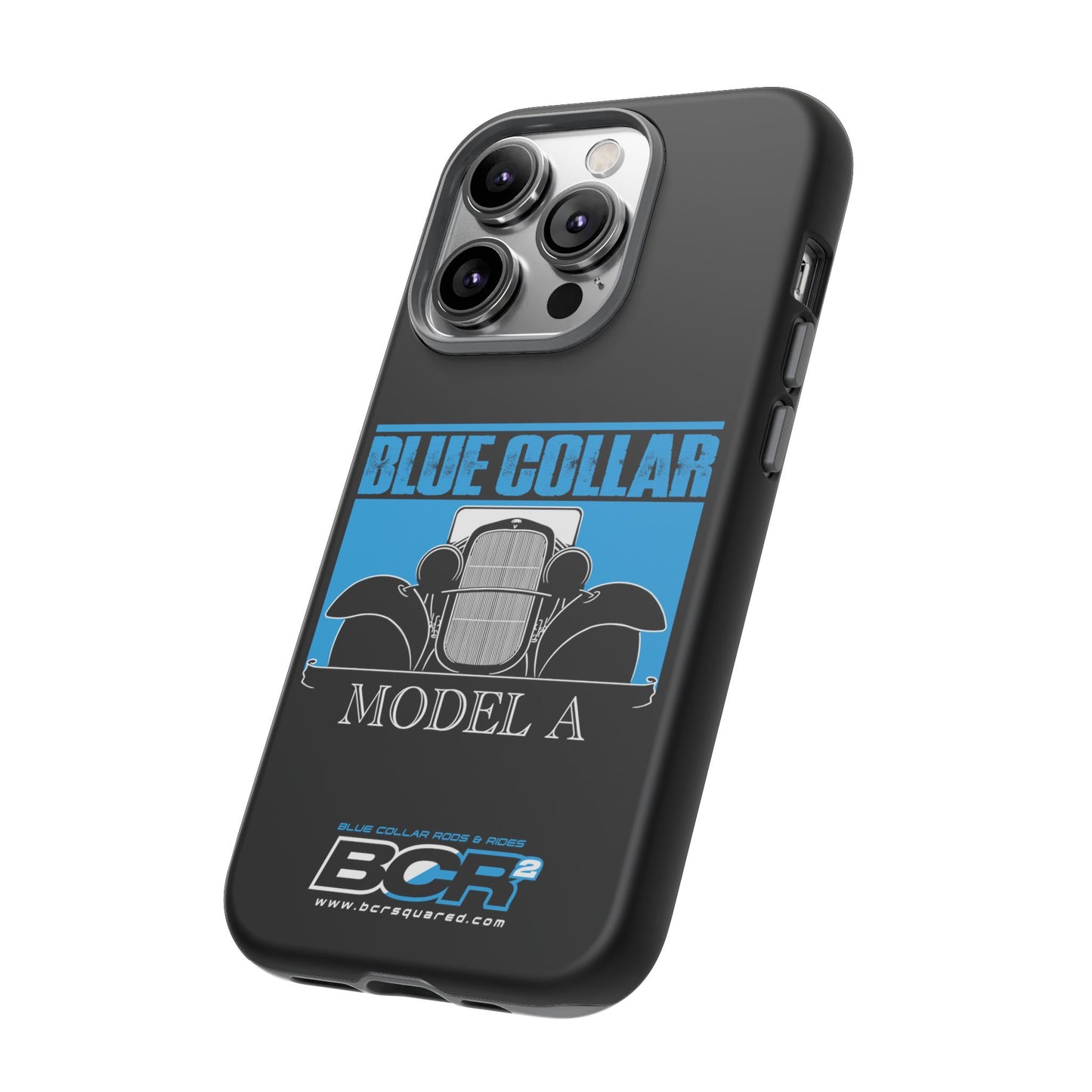 Blue Collar Model A Black Phone Case