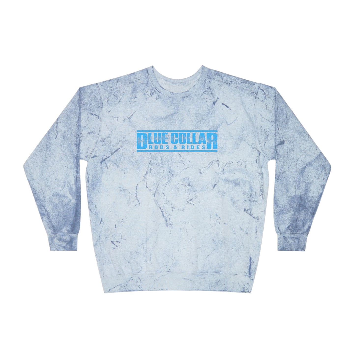 Blue Collar Block Logo Color Blast Sweatshirt