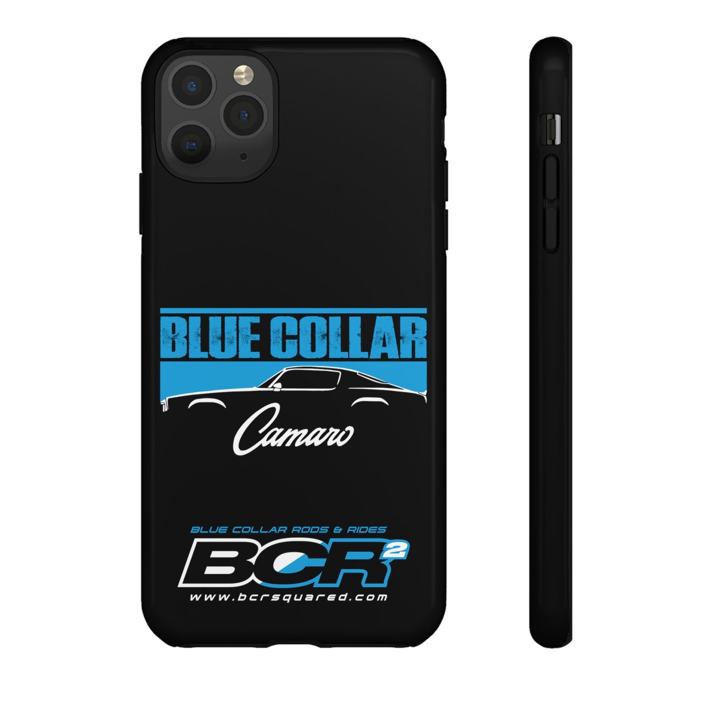 Blue Collar 2nd Gen Camaro Black Phone Cases