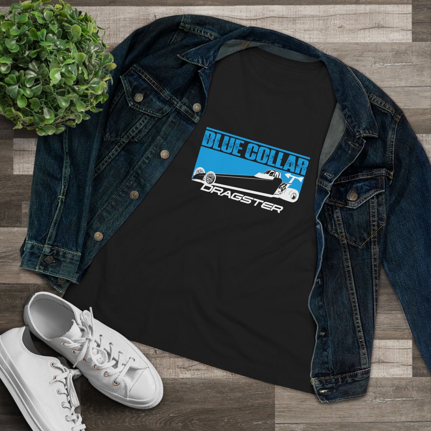 Blue Collar Dragster Women's Tee