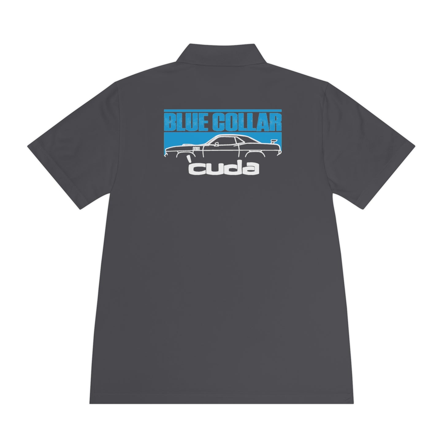 Blue Color 'Cuda  Polo Shirt