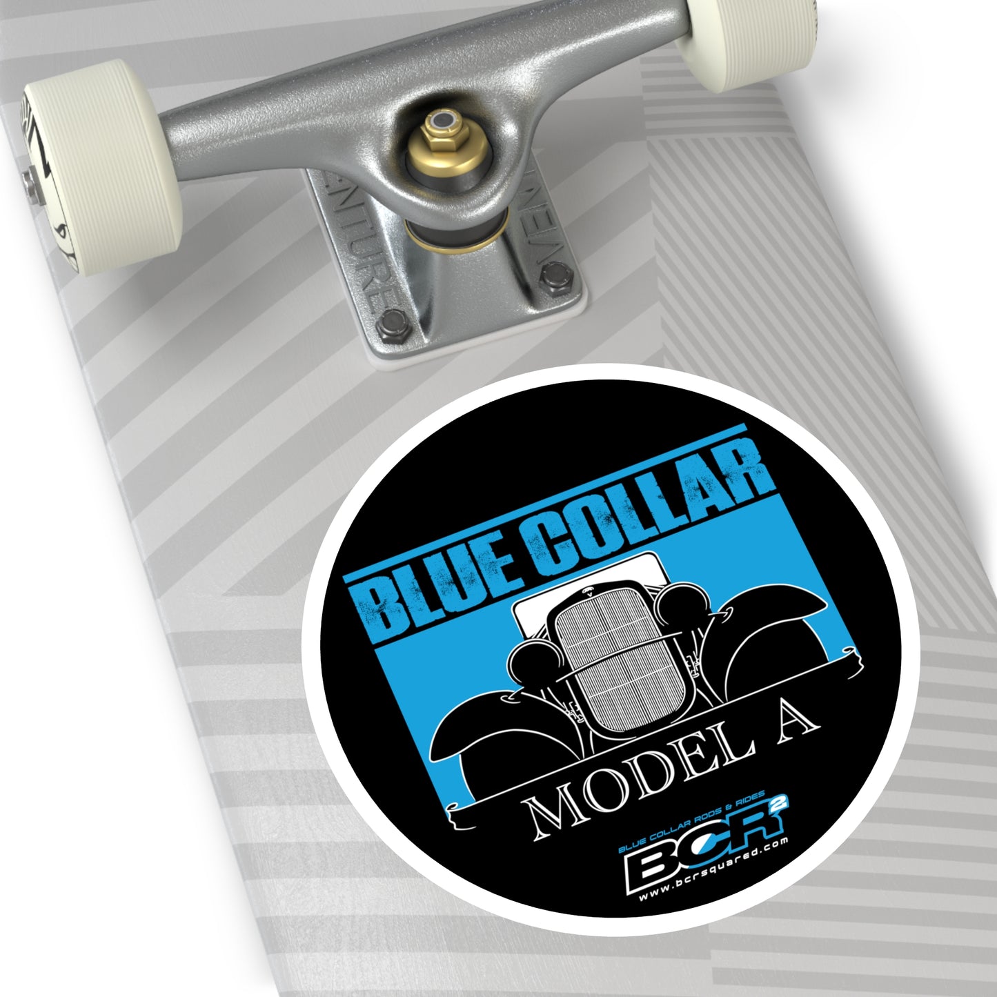 Blue Collar Model A Sticker