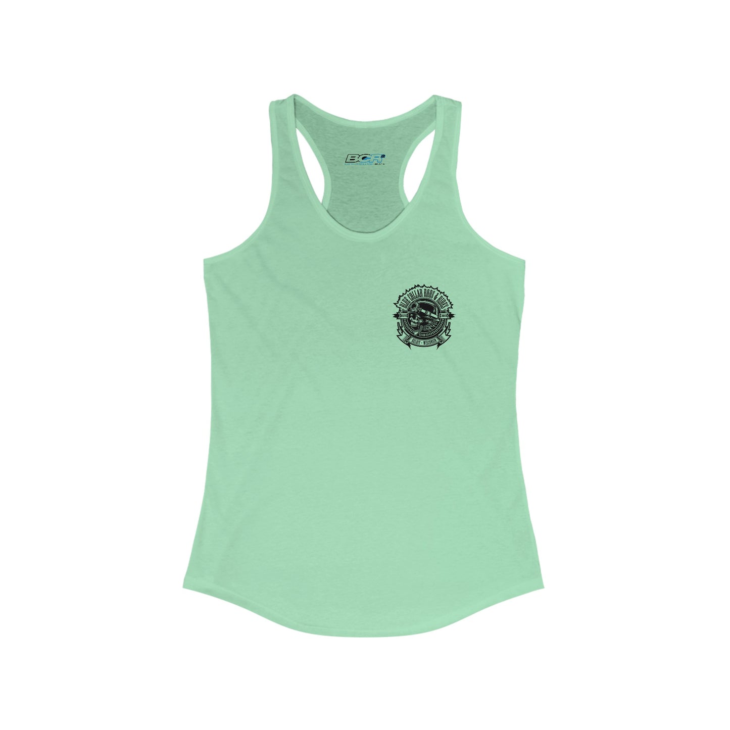 Blue Collar Skull 1 Women's Tank Top