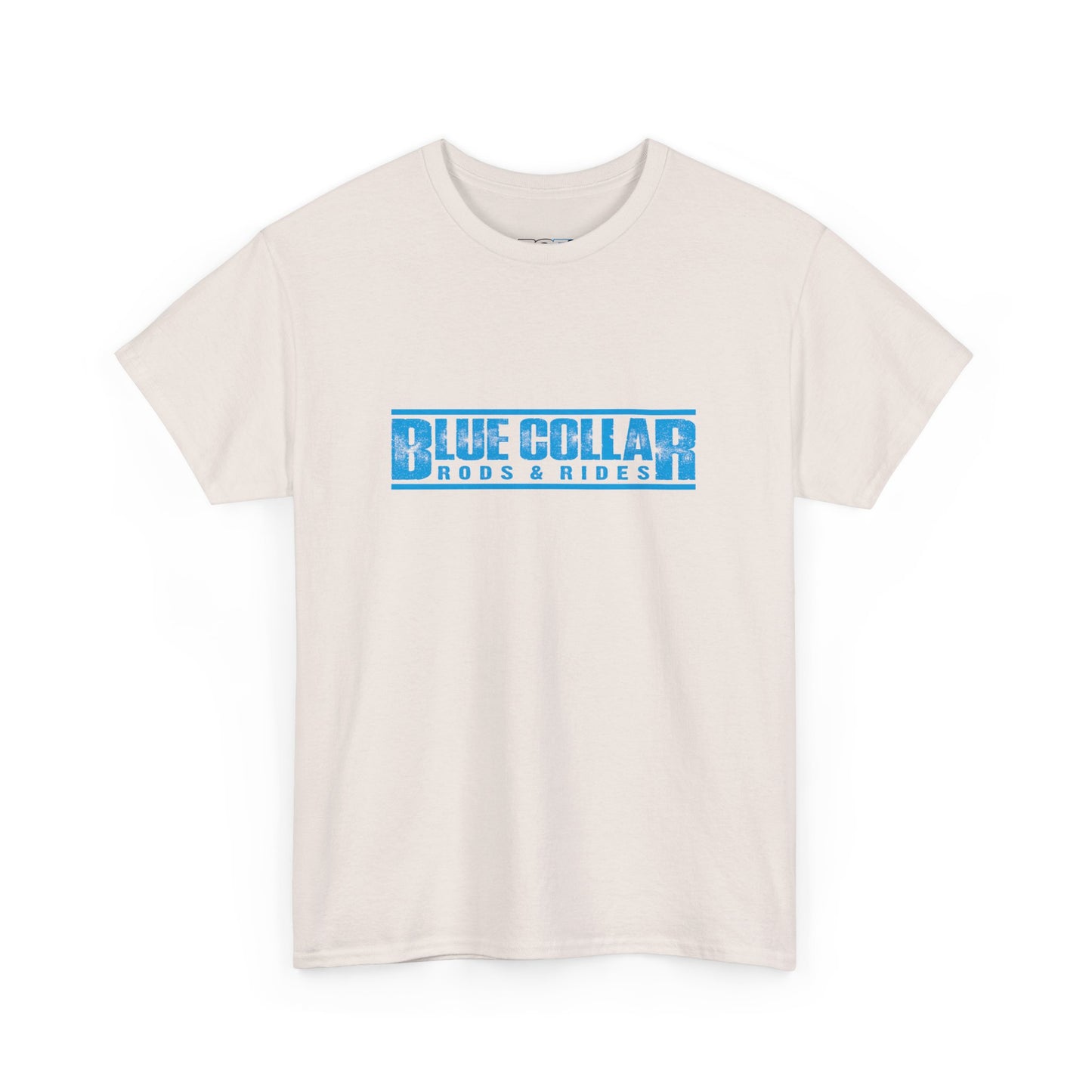 Blue Collar Block Logo Tee