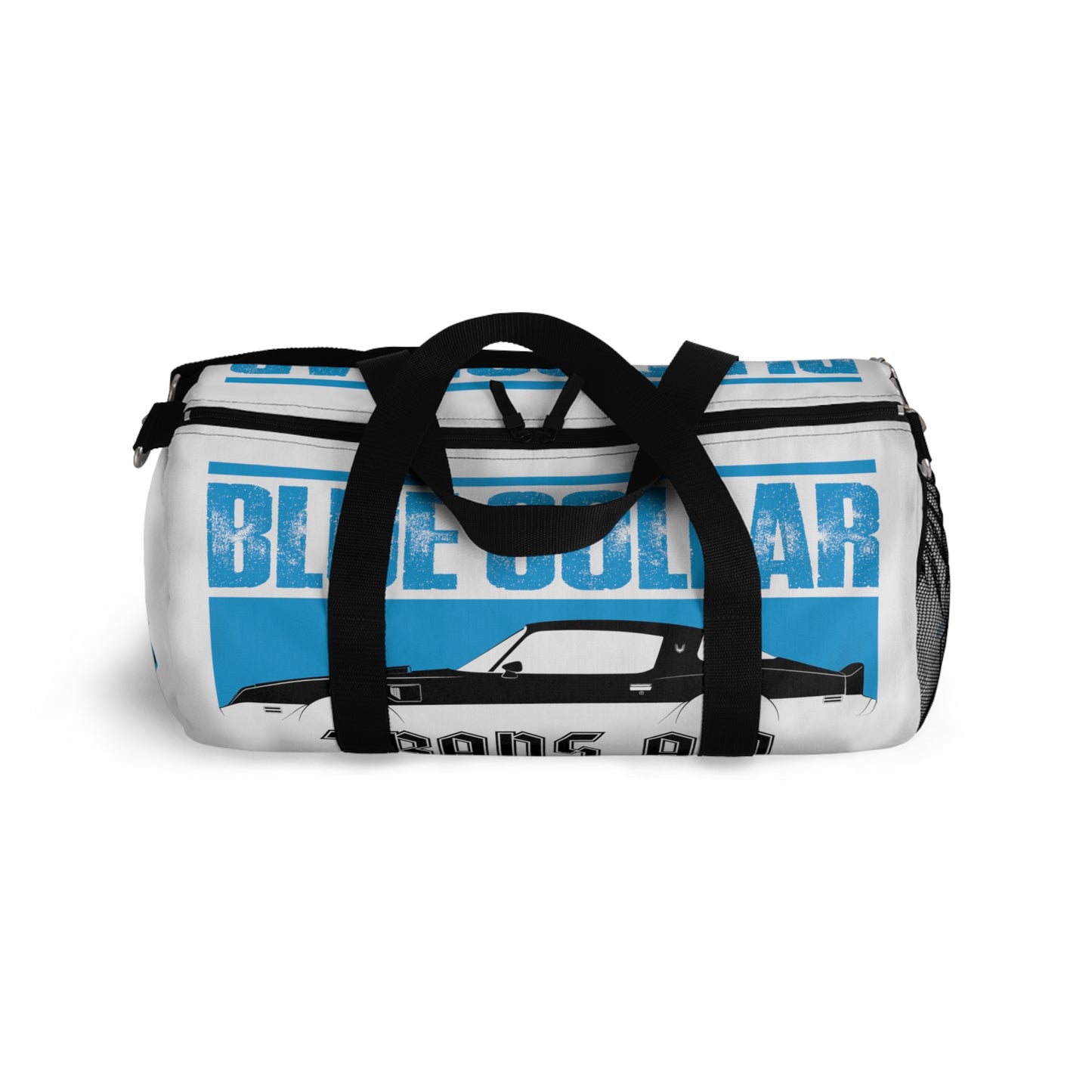 Blue Collar Trans Am White Duffel Bag