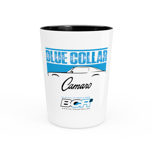 Blue Collar 2nd Gen Camaro Shot Glass