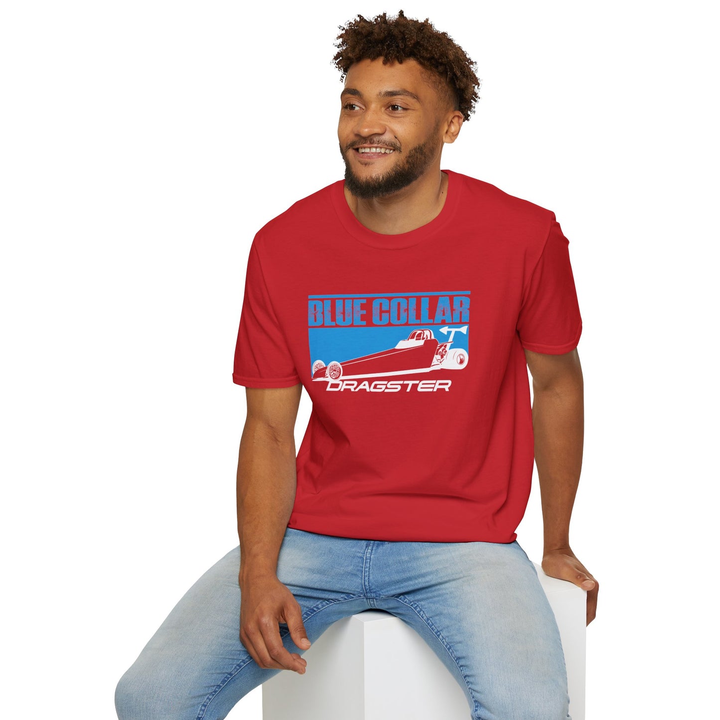 Blue Collar Dragster Tee