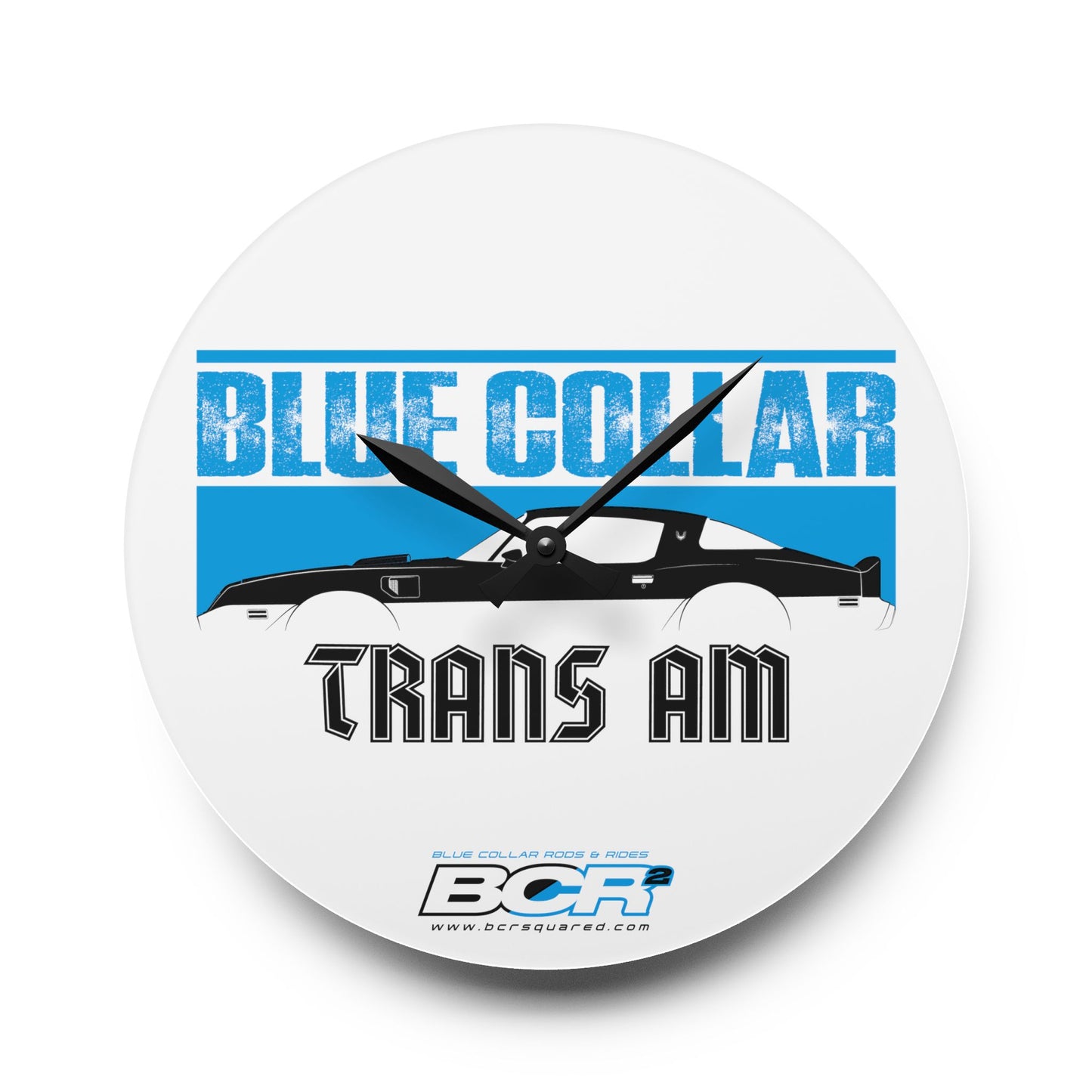 Blue Collar Trans Am Wall Clock