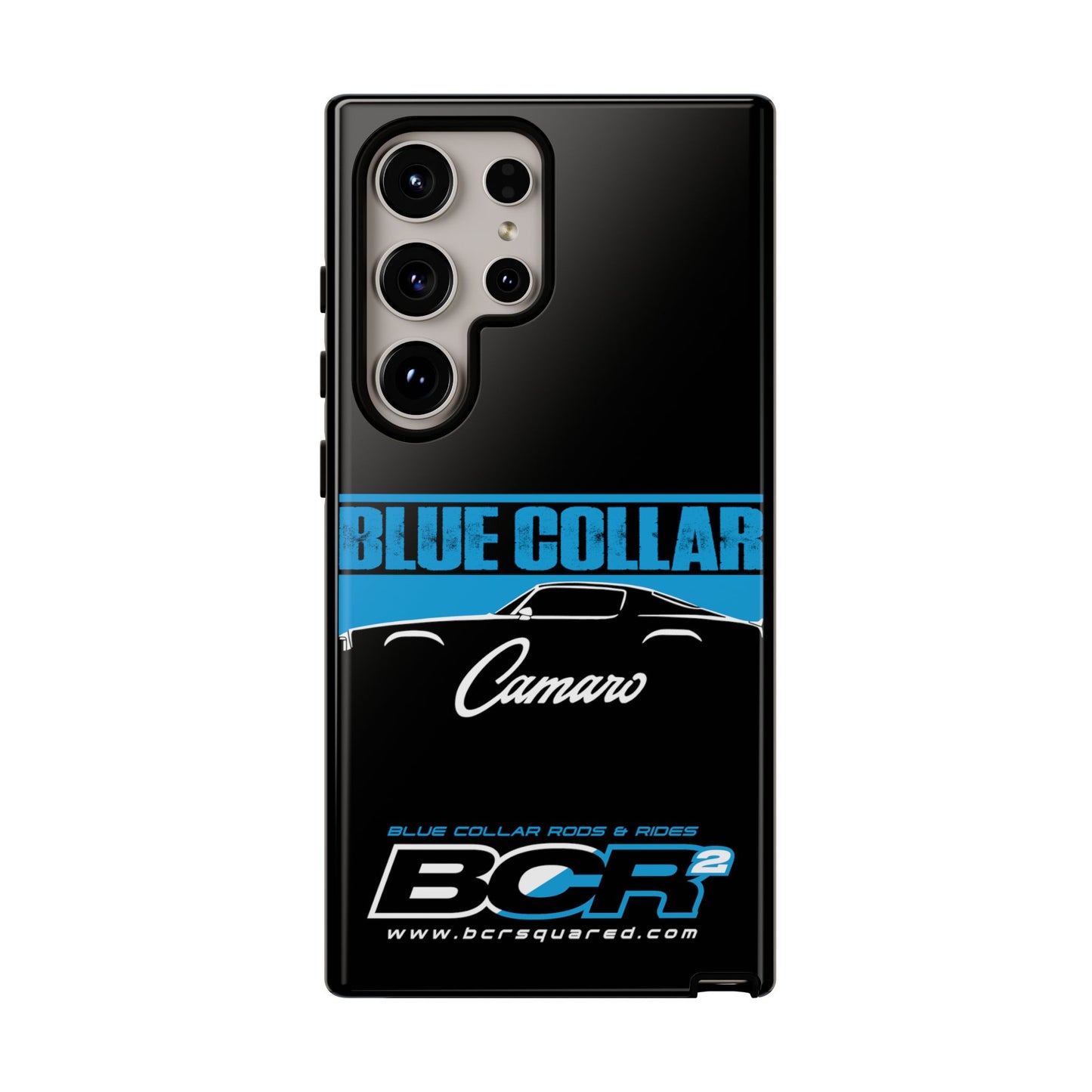 Blue Collar 2nd Gen Camaro Black Phone Cases