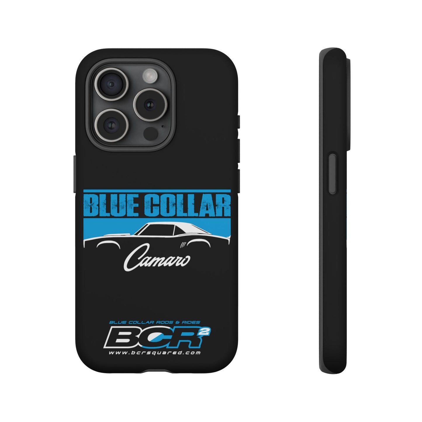 Blue Collar 1st Gen Camaro Black Phone Cases