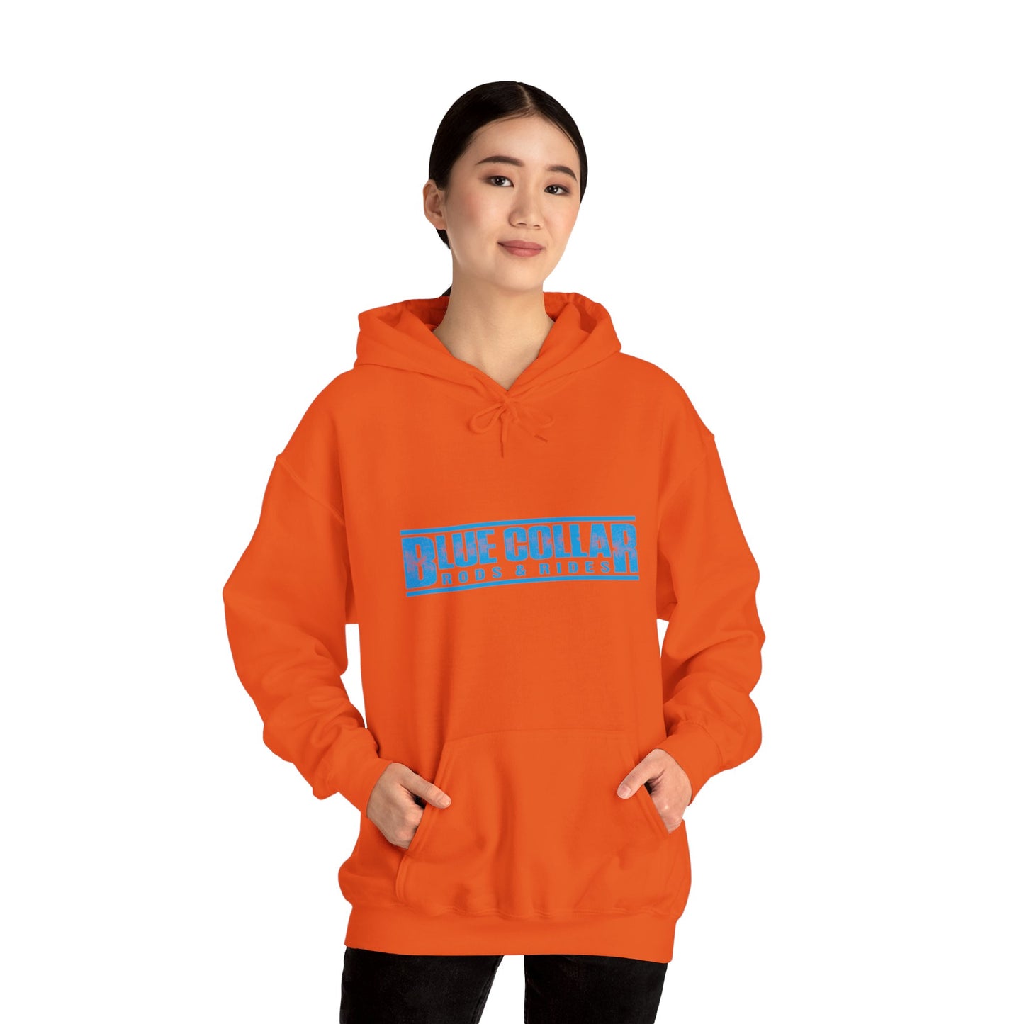 Blue Collar Block Logo Hoodie