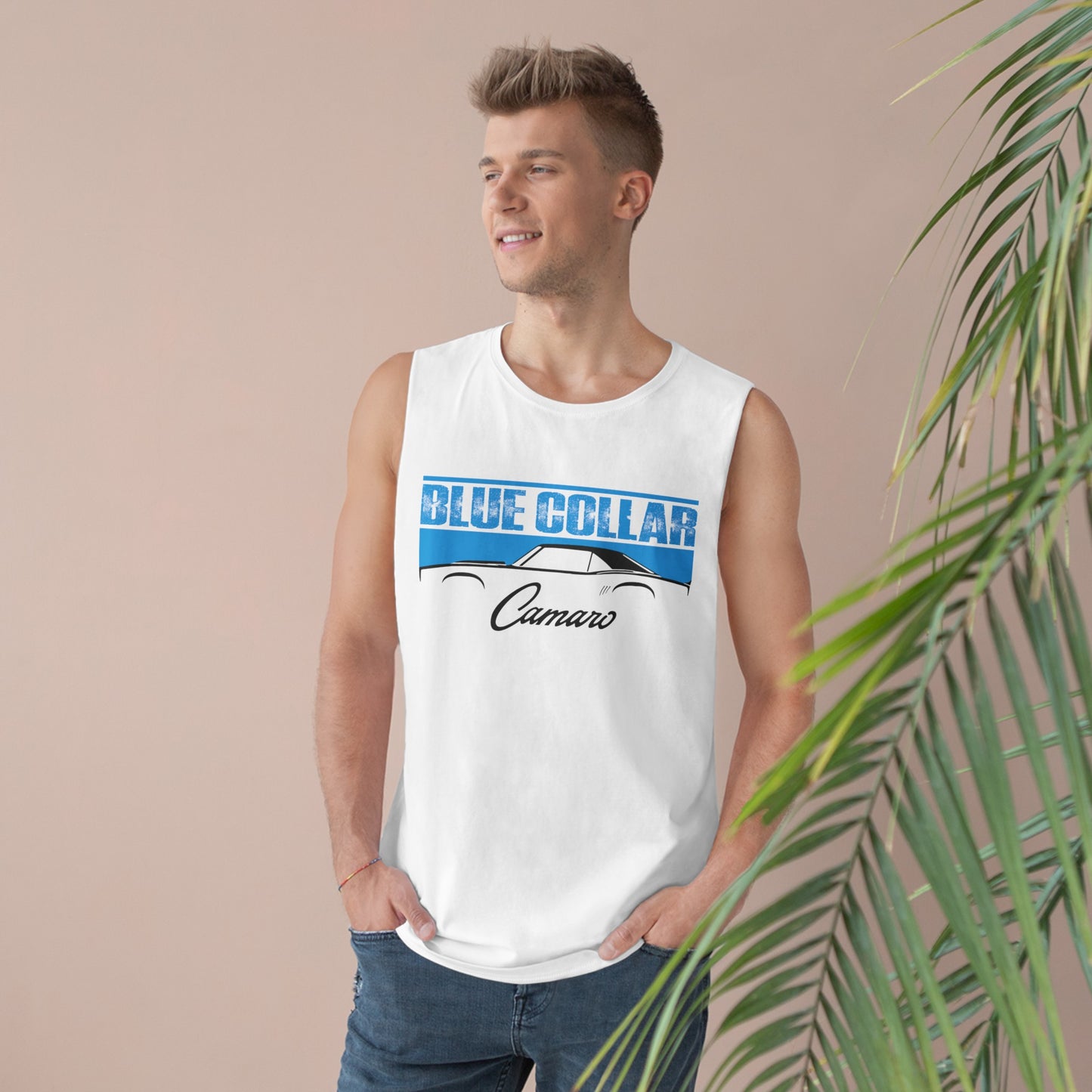 Blue Collar 1st Gen Camaro Unisex Sleeveless Tee