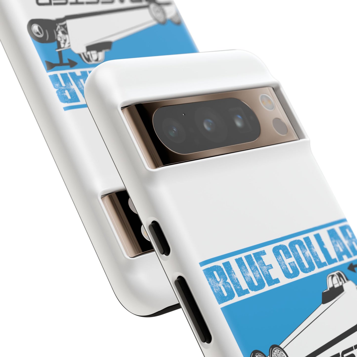 Blue Collar Dragster Phone Cases