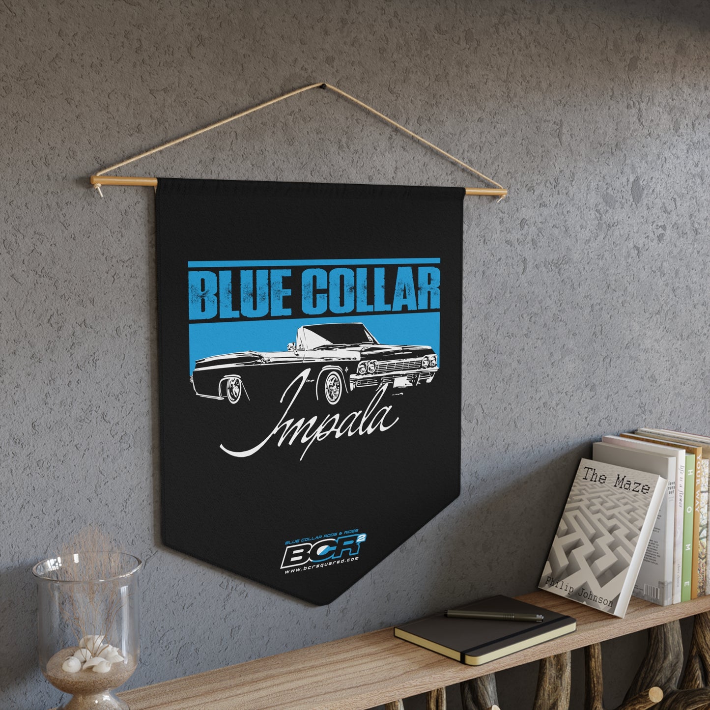 Blue Collar Impala Pennant Banner