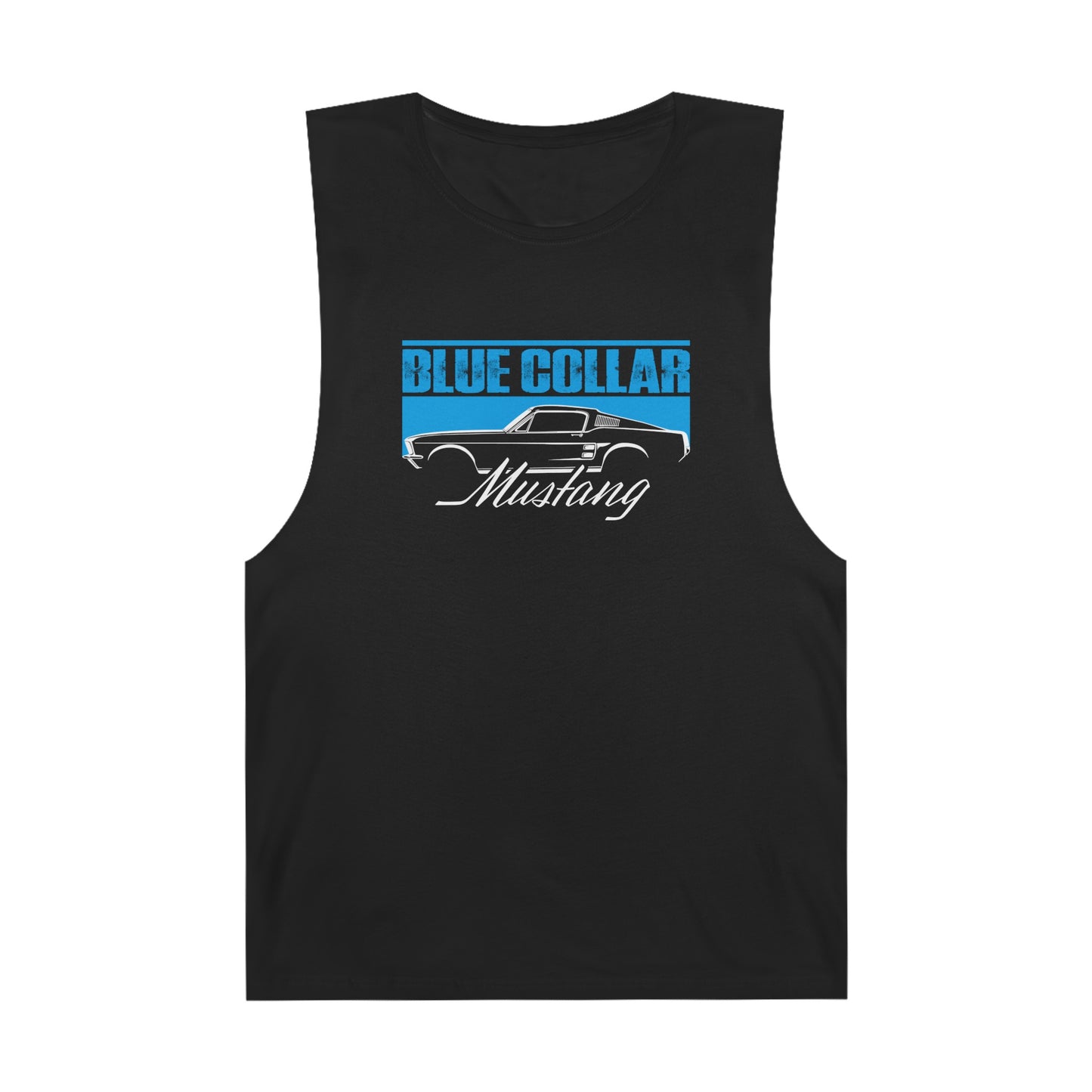 Blue Collar Mustang Sleeveless Tee