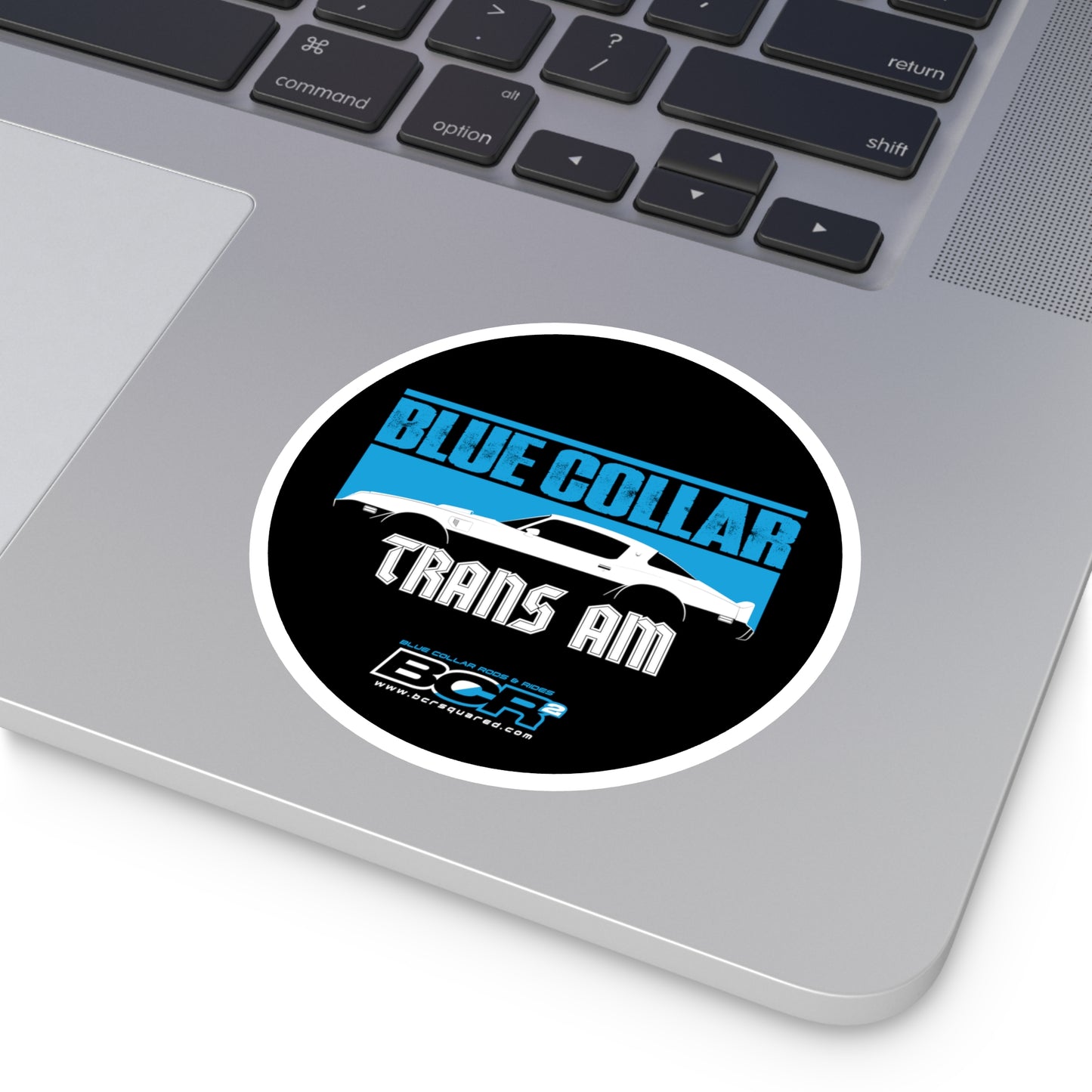 Blue Collar Trans Am Sticker