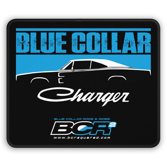 Blue Collar Charger Mouse Pad