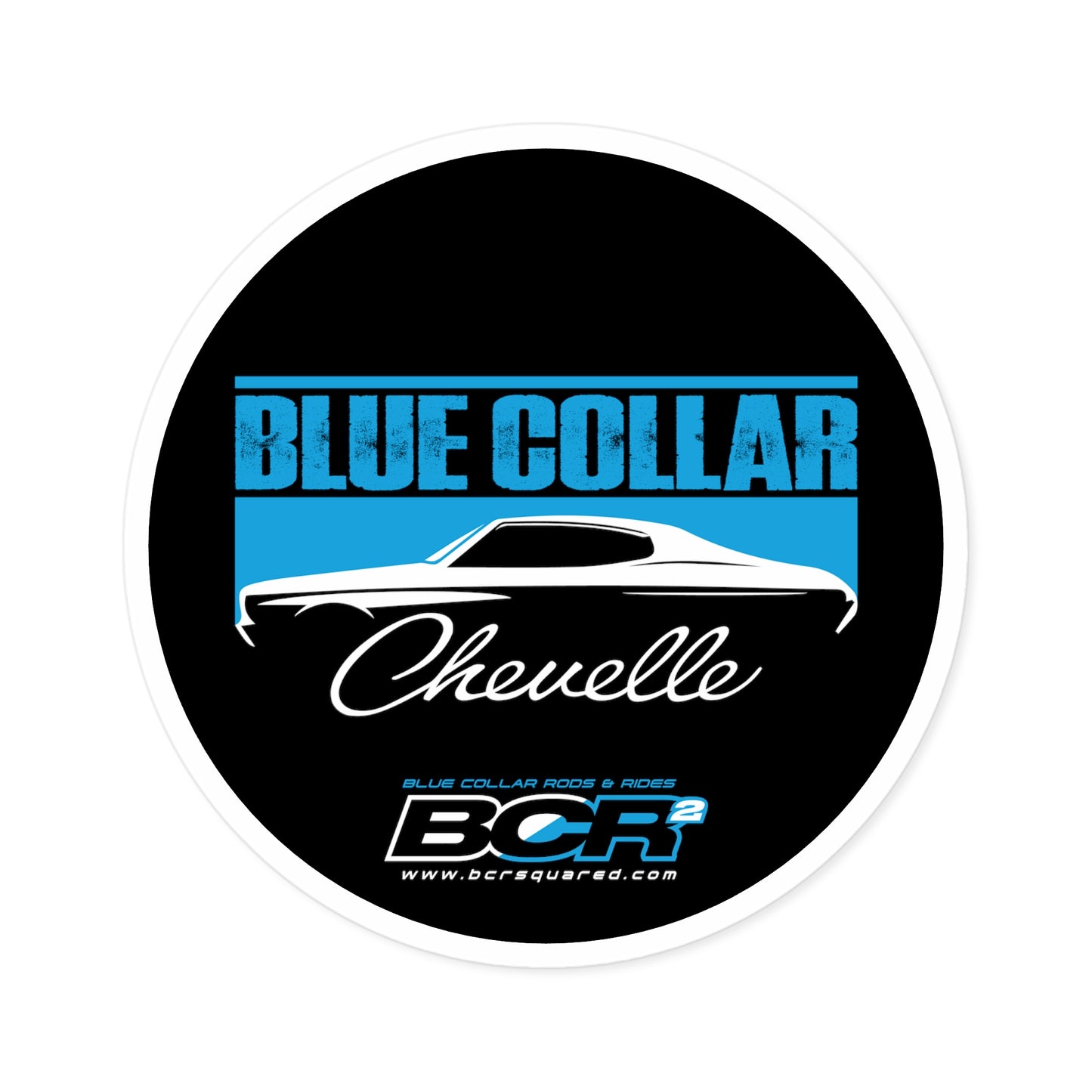 Blue Collar Chevelle Sticker