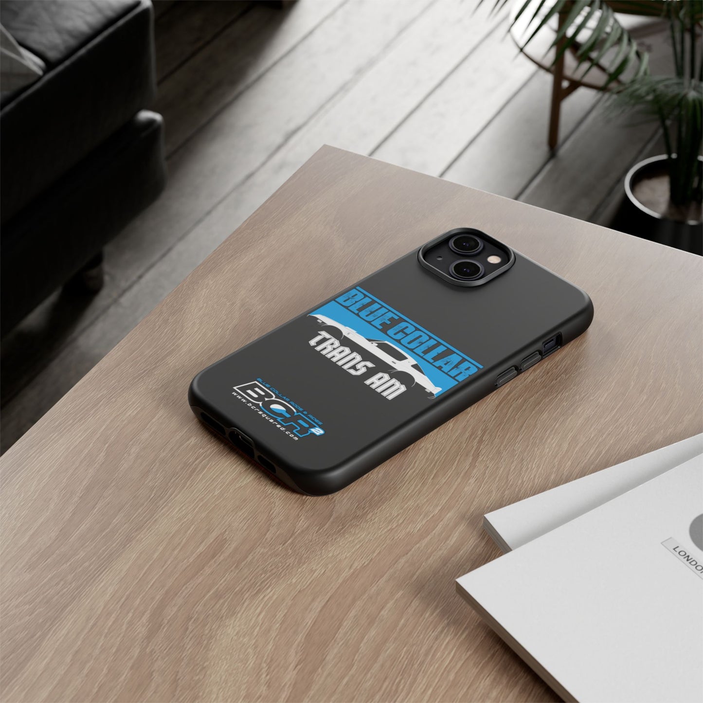 Blue Collar Black Phone Case