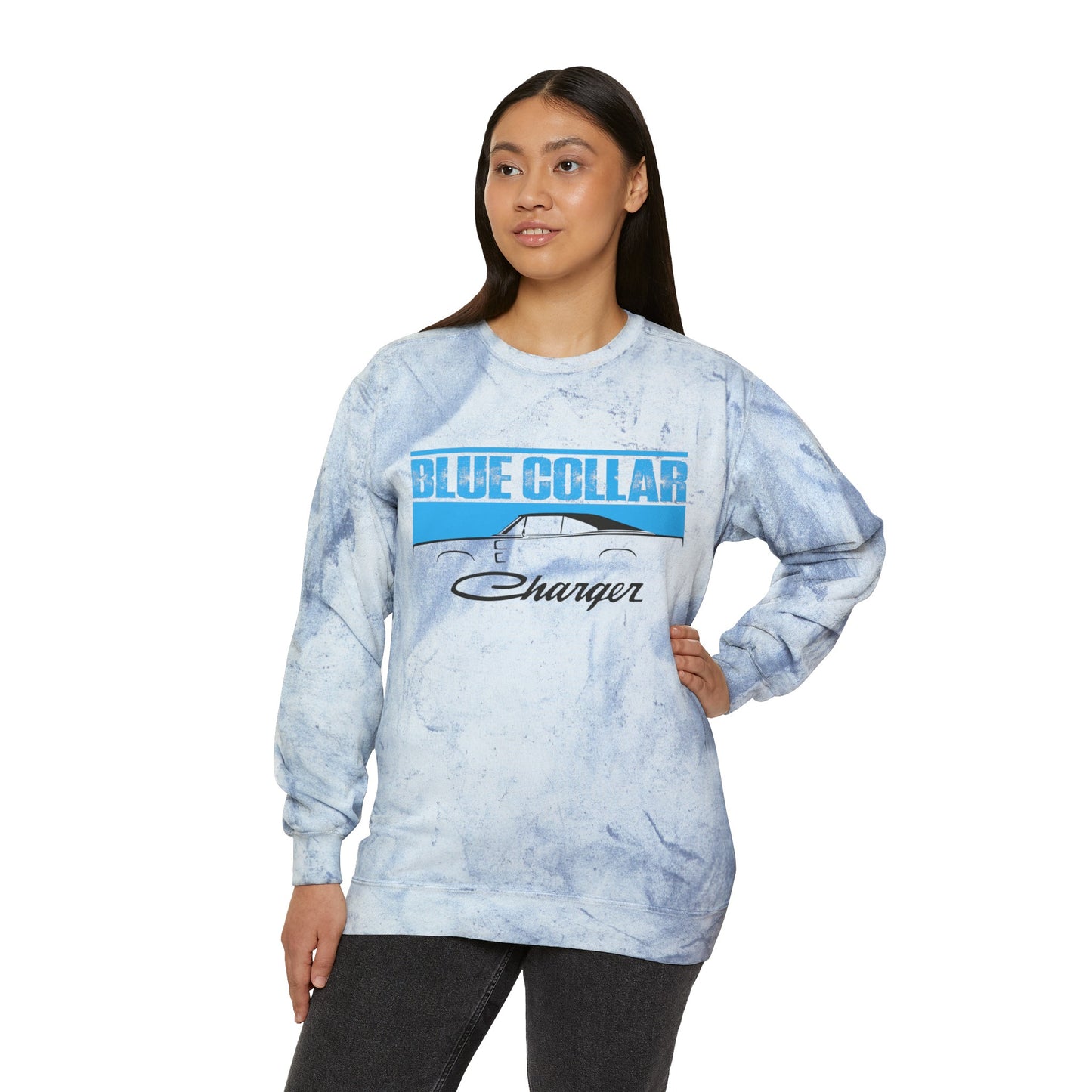 Blue Collar Charger Color Blast Sweatshirt