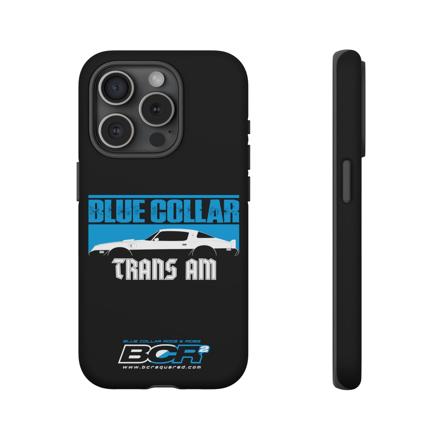 Blue Collar Black Phone Case