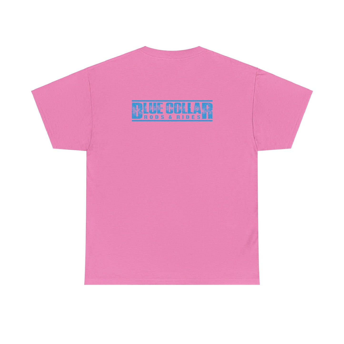 Blue Collar Block Logo Small Front Tee