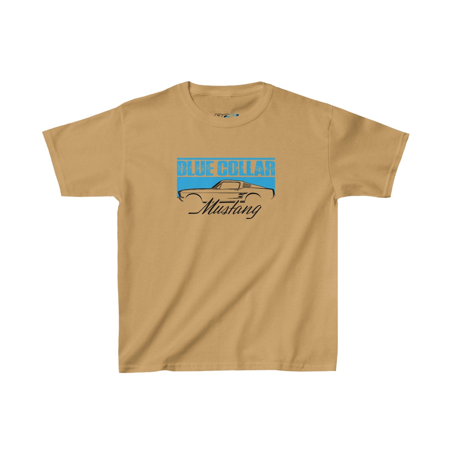 Blue Collar Mustang Kids Tee